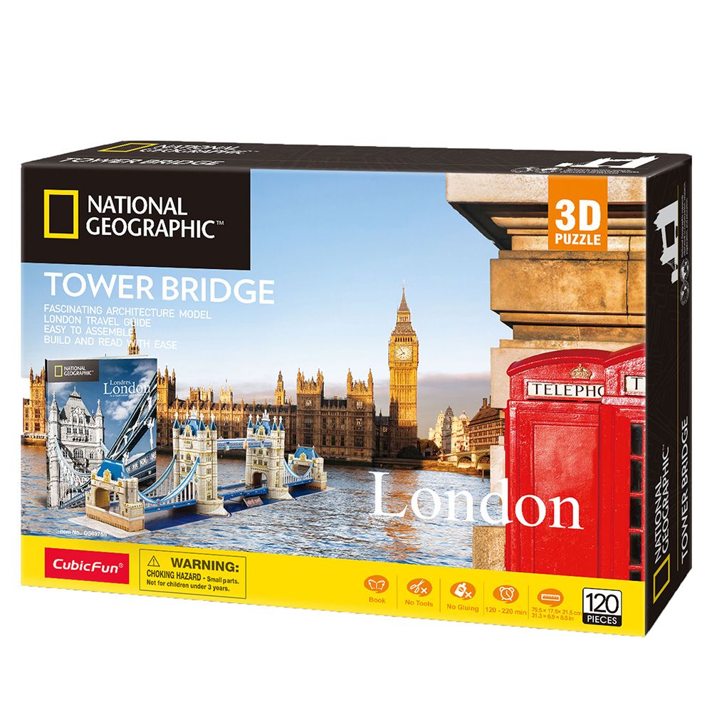 National Geographic Tower Bridge 3D Puzzle - Good Games