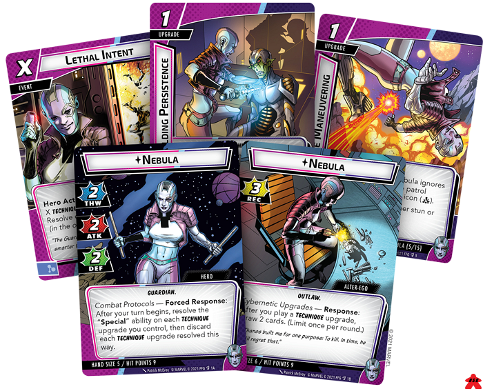 Marvel Champions - The Card Game - Nebula Hero Pack - Good Games