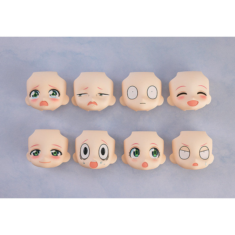 Close-up of multiple unique Anya faces, ranging from smug to joyful