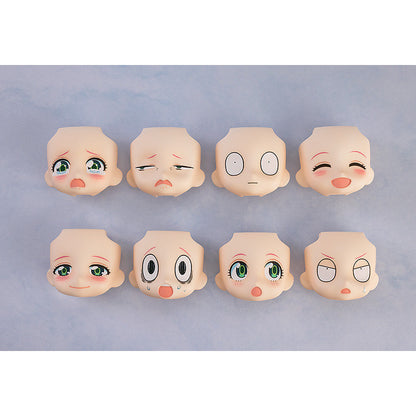 Close-up of multiple unique Anya faces, ranging from smug to joyful