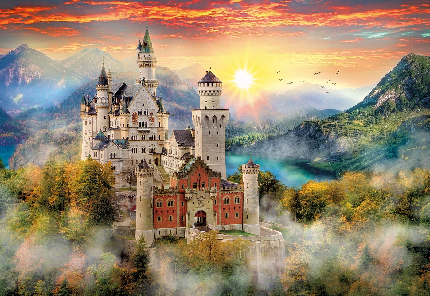 Clementoni - Neuschwanstein 2000 Piece Jigsaw - Good Games