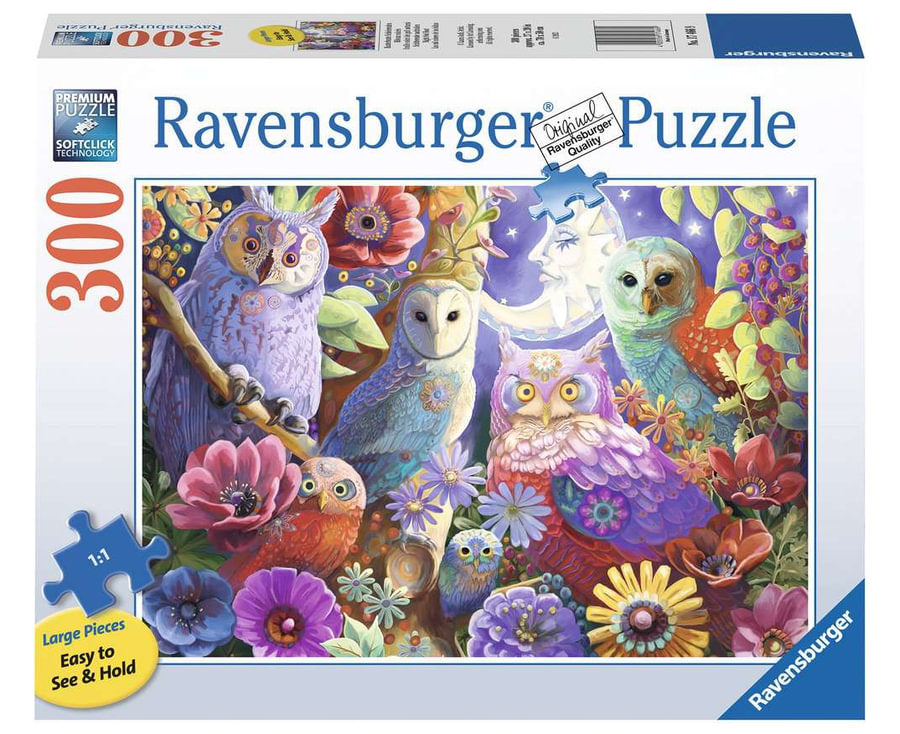 Ravensburger - Night Owl Hoot Large Format300 Piece Jigsaw - Good Games