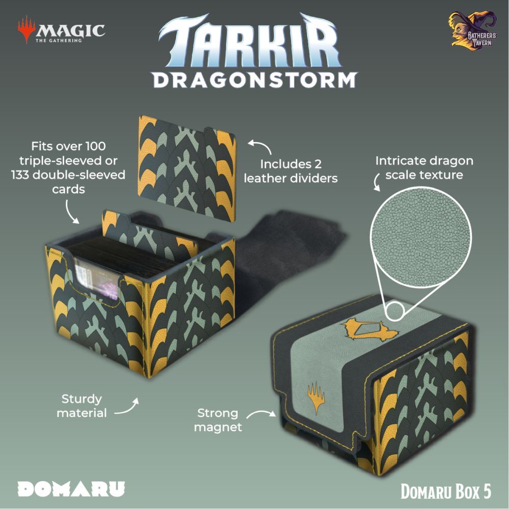 Gatherers Tavern - Tarkir Dragonstorm - Domaru Box (Preorder) - Good Games
