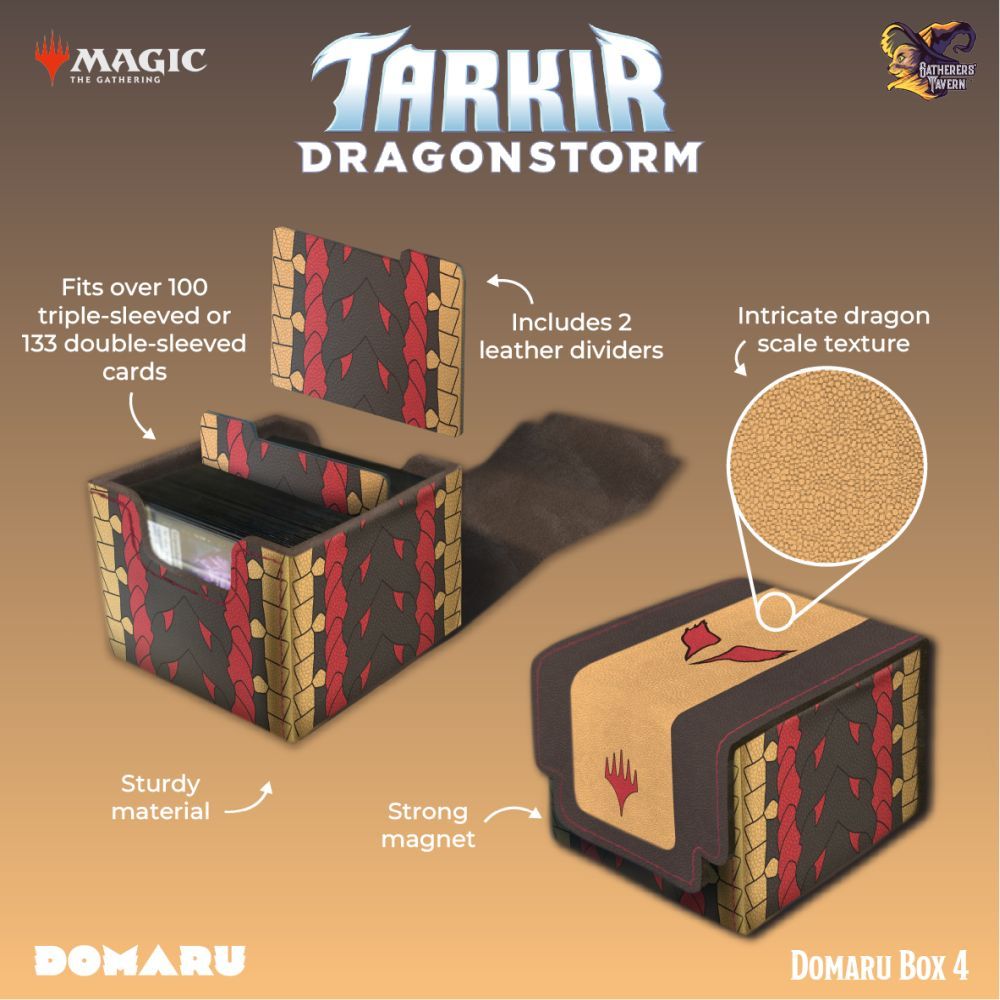Gatherers Tavern - Tarkir Dragonstorm - Domaru Box (Preorder) - Good Games