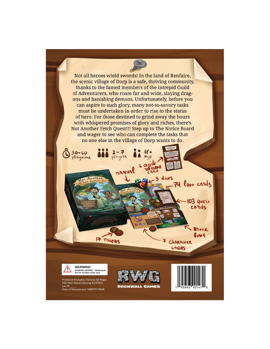 Not Another Fetch Quest - 2-7 Players - Good Games