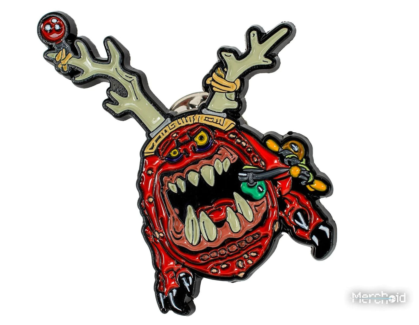 Warhammer 40000: Novelty Gobbo & Squig Bauble with Pin Badge - Good Games