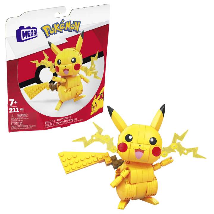 Mega Blocks - Pokemon - Build & Show Pikachu - Good Games