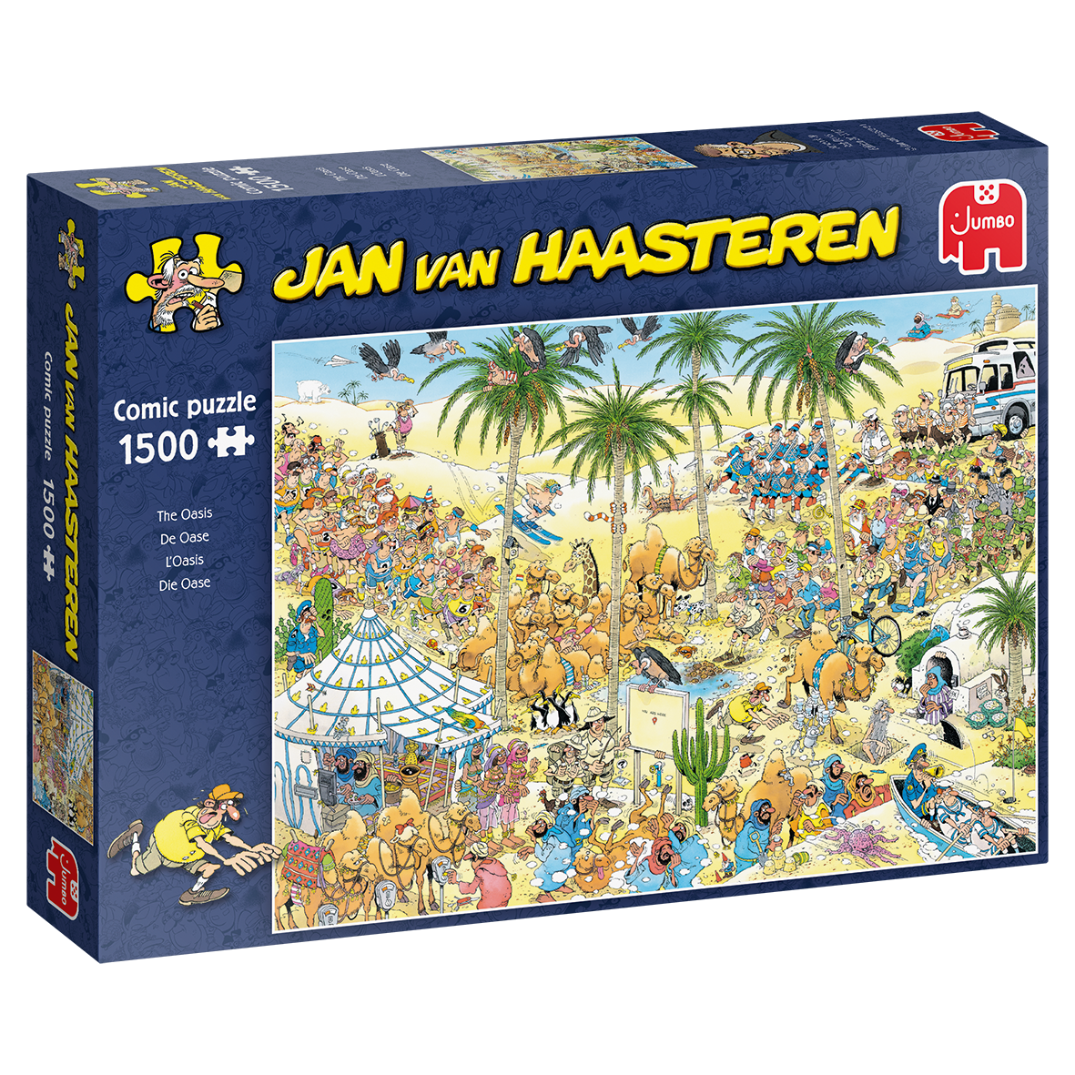 Jan Van Haasteren - The Oasis 1500 Piece Jigsaw - Good Games