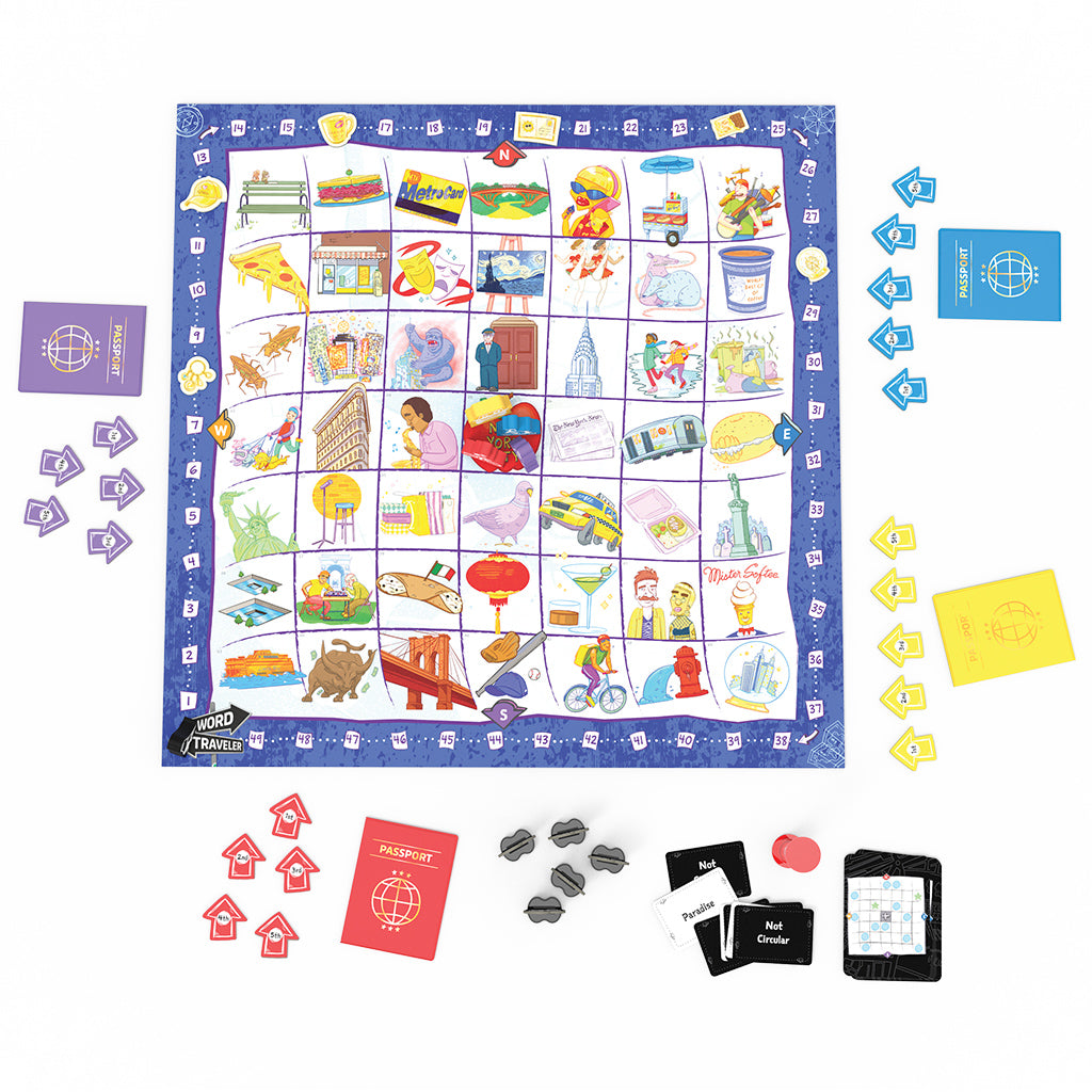 Game Setup showing all components laid out before play