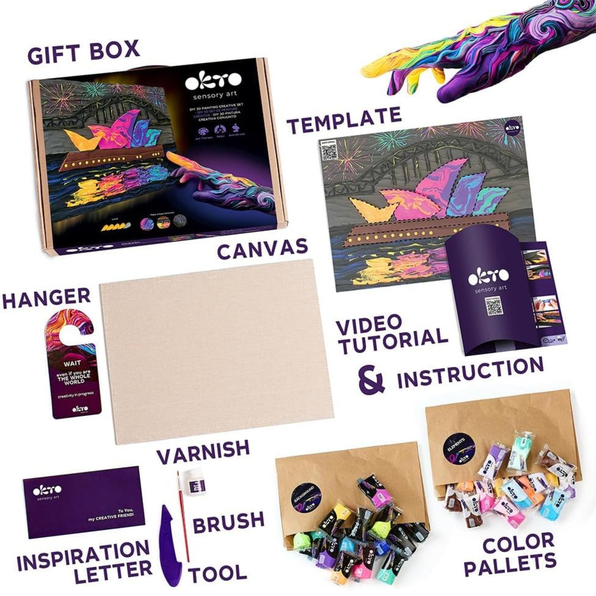 Sensory Art 3D Creative Set: Sydney Opera House - Good Games