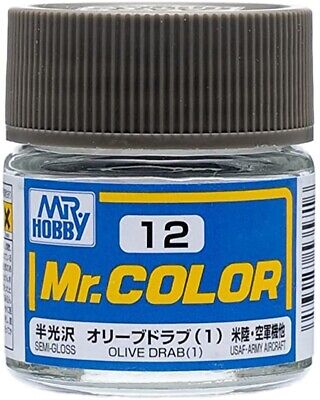 Mr Color Semi-gloss Olive Drab (1) - Good Games
