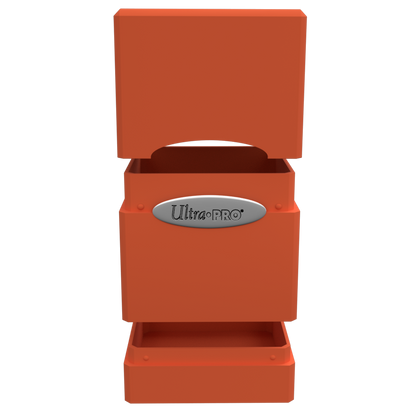 Ultra PRO Classic Satin Tower Deck Box - Pumpkin Orange - Good Games