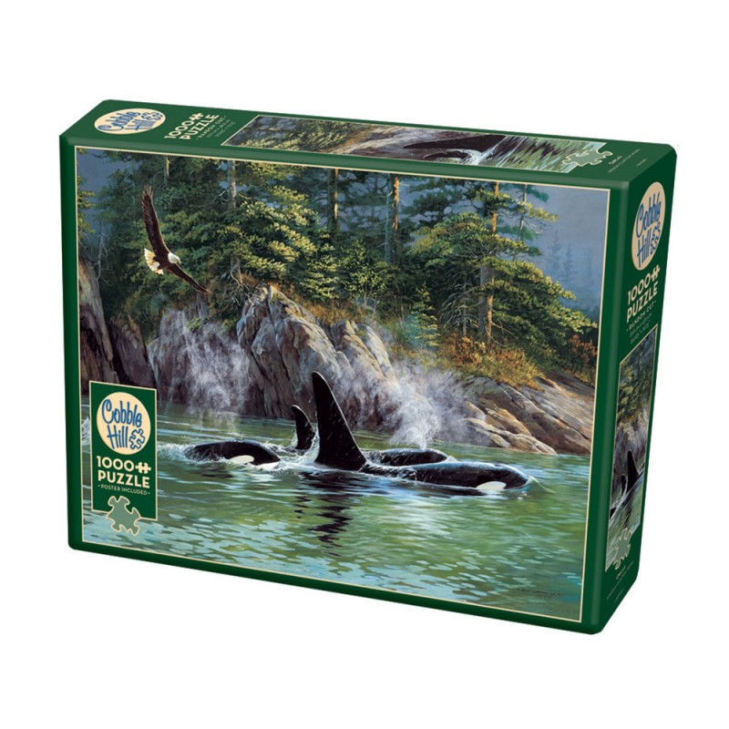 Cobble Hill Orcas 1000 Piece Jigsaw Puzzle - Good Games