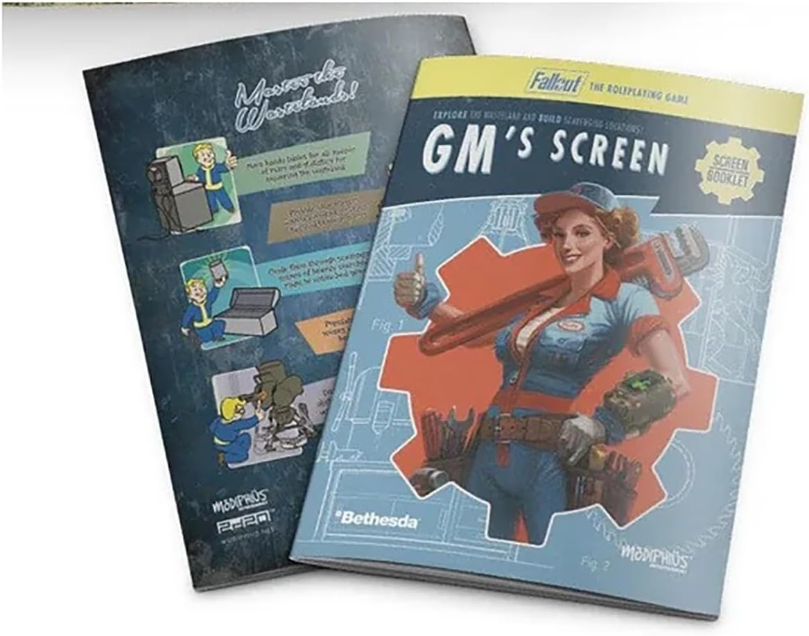 Modiphius Fallout RPG GM Screen, Booklet and Flysheet - Good Games