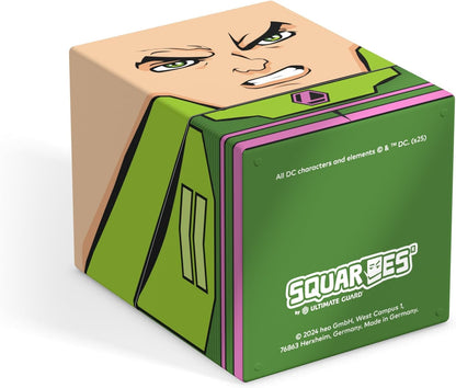 Angry Lex Luthor DC Comics artwork on an Ultimate Guard SQUARES box