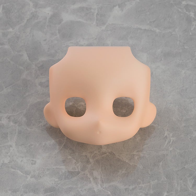 Good Smile Company Nendoroid Doll: Customizable Narrowed Eyes without Makeup Face Plate, Peach - Good Games