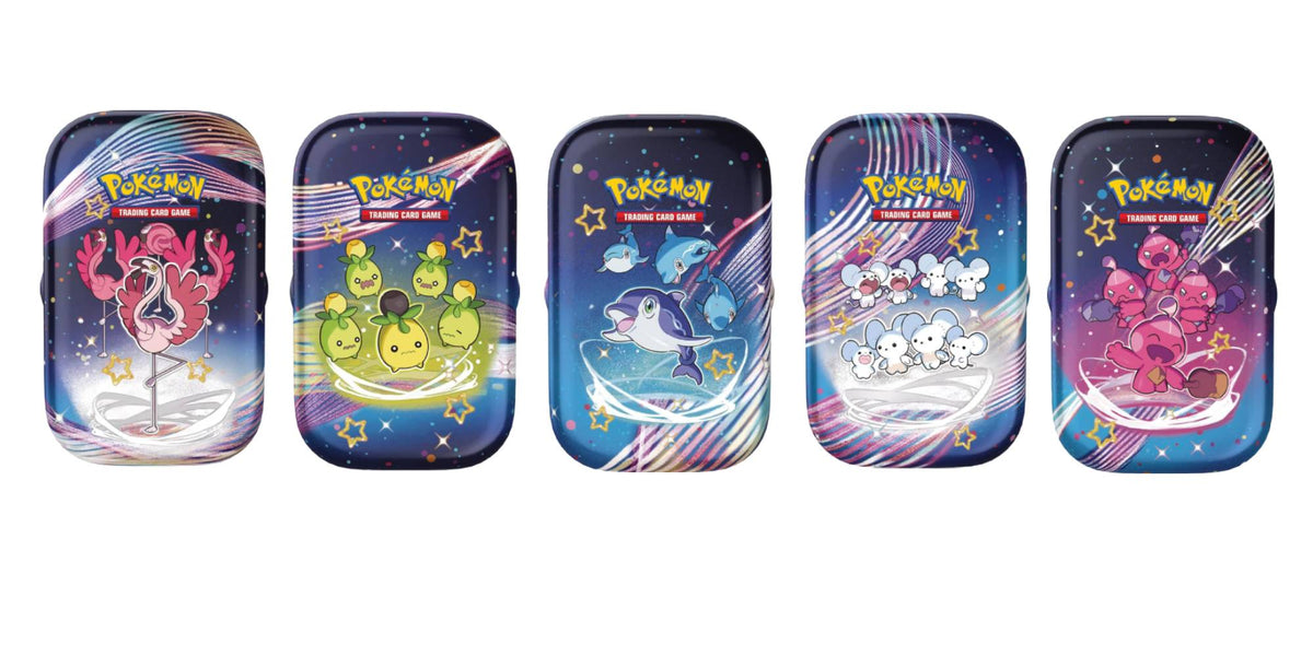 Pokemon TCG - Scarlet &amp; Violet - Paldean Fates Mini Tin - Set of 5
