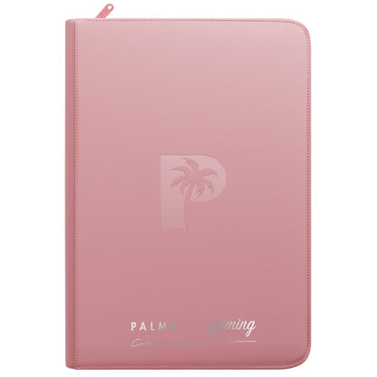 Palms Off Gaming - Collectors Series Top Loader Zip Binder - 9 Pocket - Pink