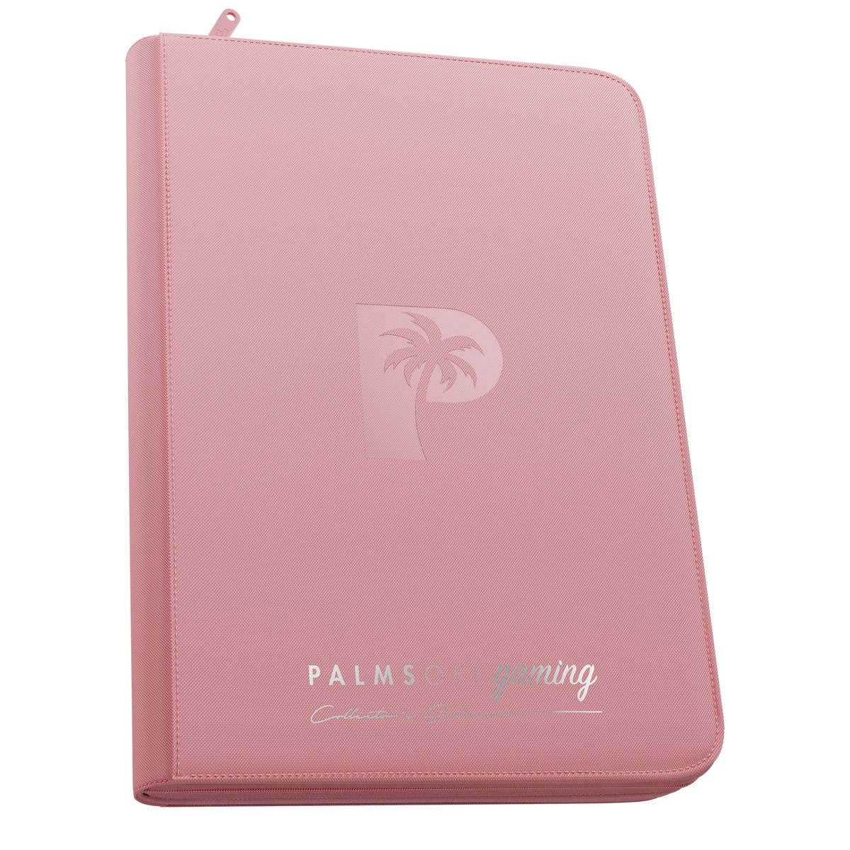 Palms Off Gaming - Collectors Series Top Loader Zip Binder - 9 Pocket - Pink