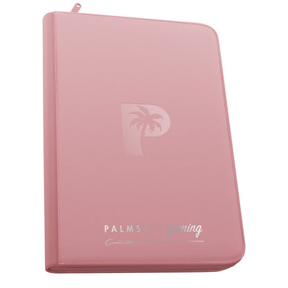 Palms Off Gaming - Collectors Series Top Loader Zip Binder - 9 Pocket - Pink