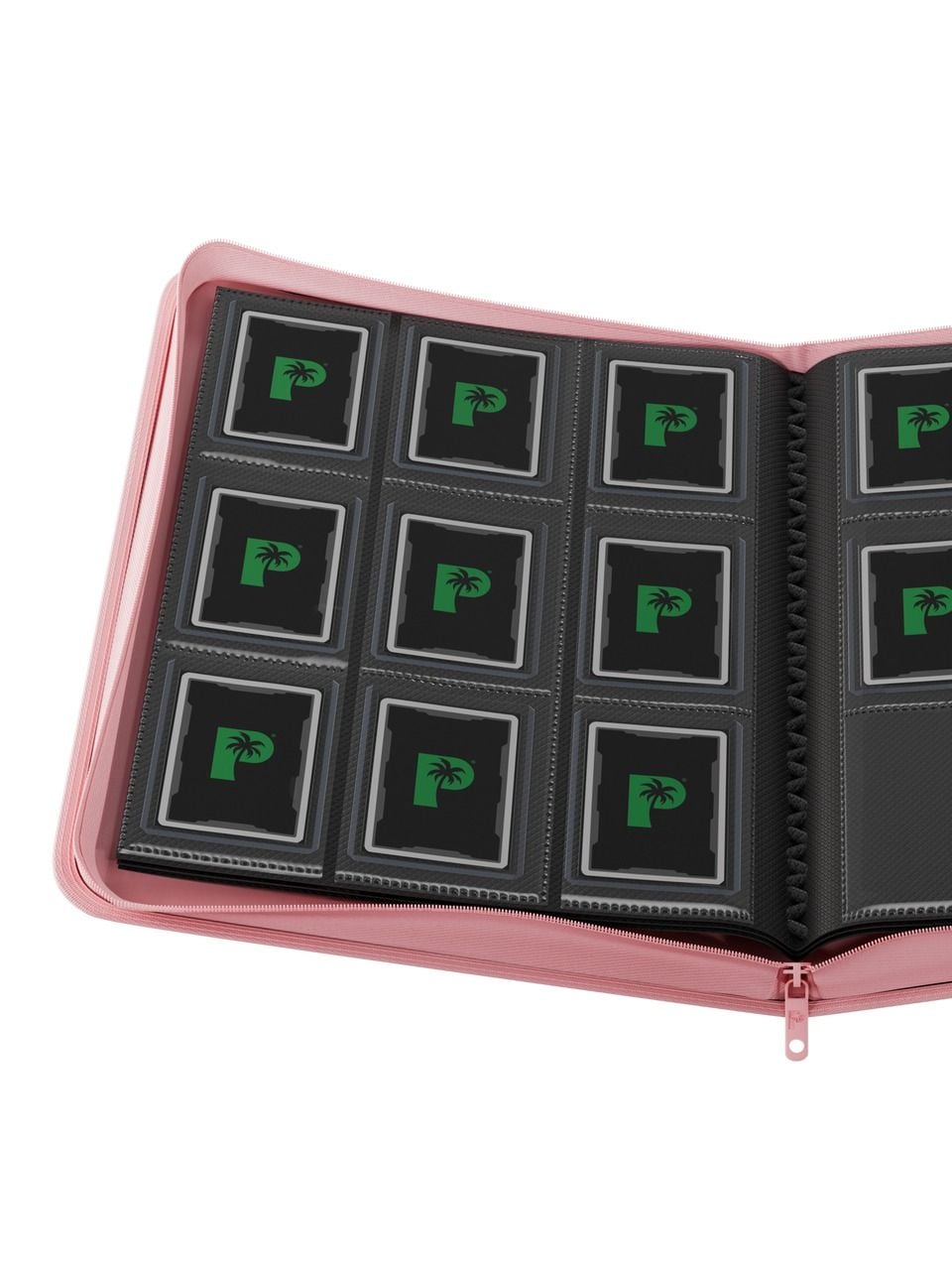 Palms Off Gaming - Collectors Series Top Loader Zip Binder - 9 Pocket - Pink