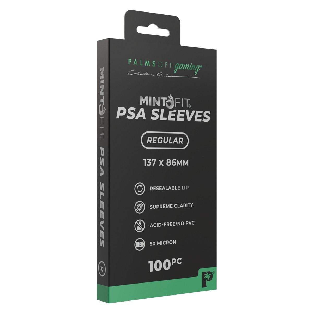 Palms Off Gaming - Mint-Fit Sleeves - PSA Sleeves Regular 100pc