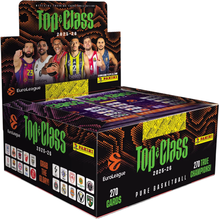EURO League top Class 2026 Basketball Trading Card Booster Box