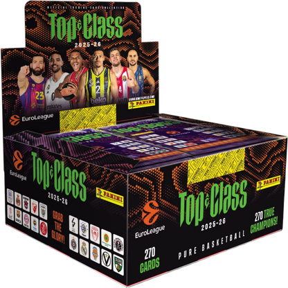 EURO League top Class 2026 Basketball Trading Card Booster Box