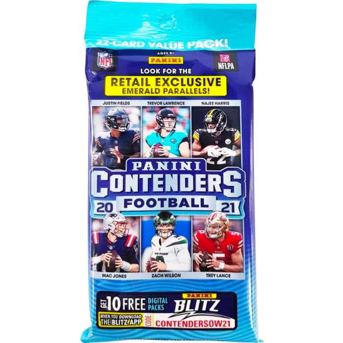 Panini 2021- 22 Contenders Football (Hobby) Fat Pack