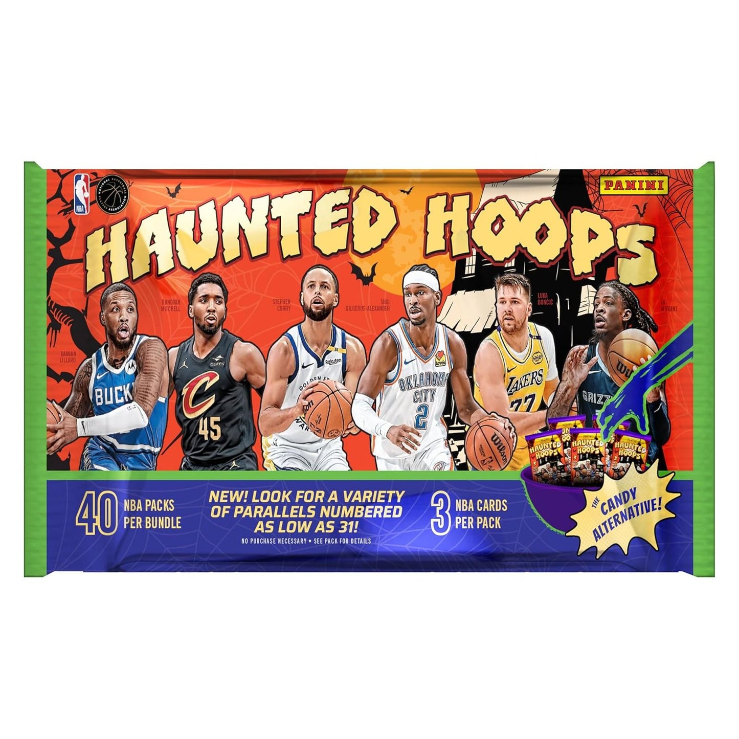 2025 Panini Haunted HOOPS Basketball 40-pack