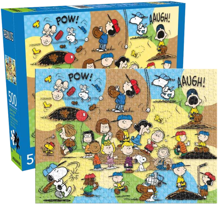 Peanuts Baseball 500 Piece Jigsaw Puzzle