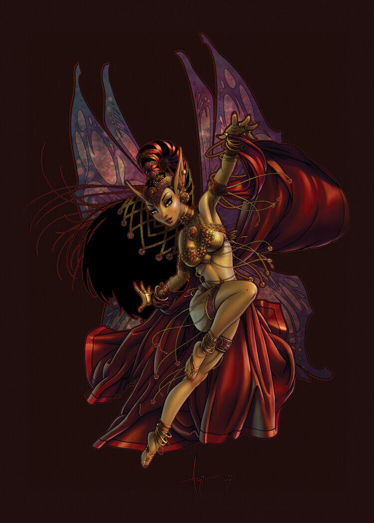 Sleeves Persian Fey By Steve Argyle Standard 80 Pack - Good Games