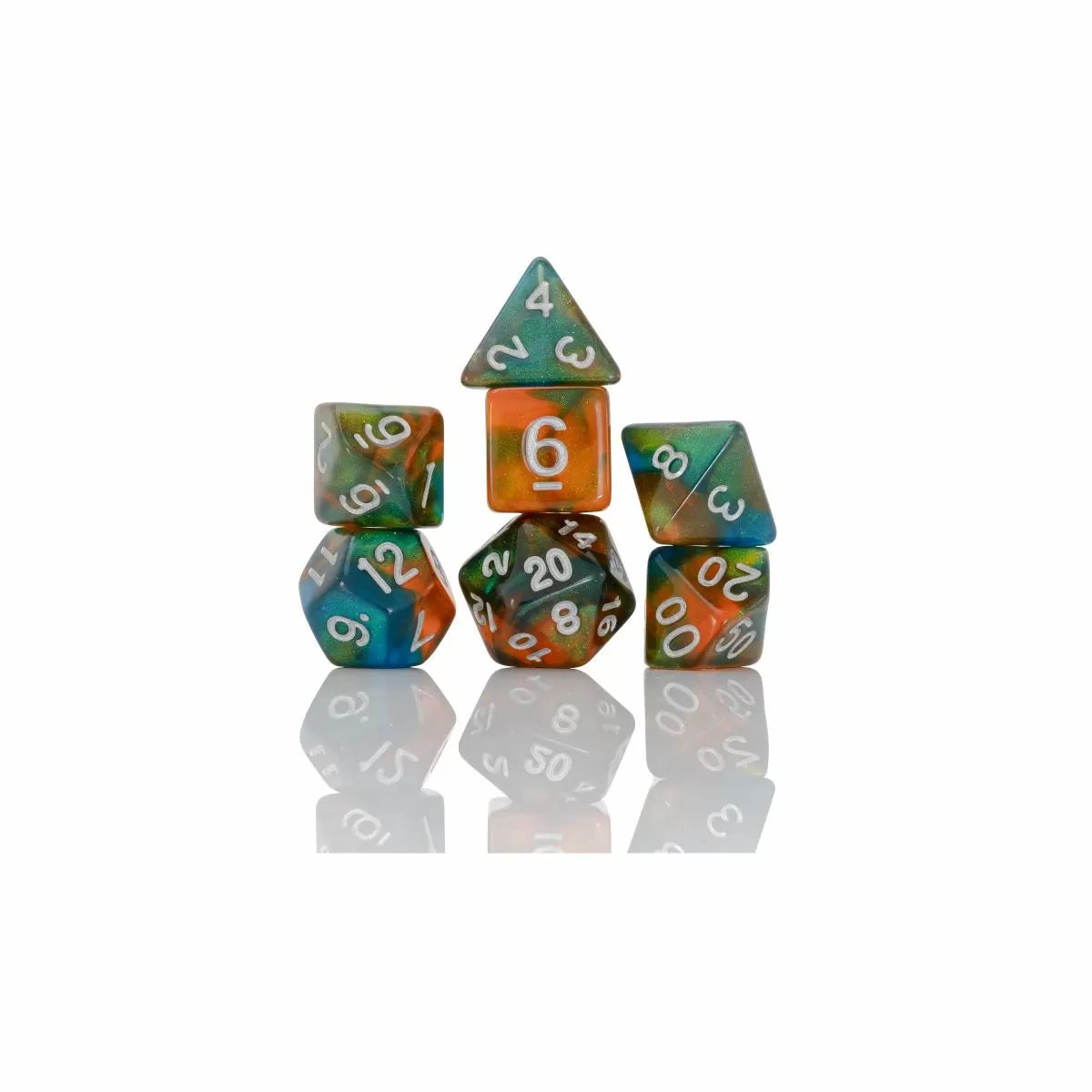 Sirius Dice - Persimmon Punch Dice Set 7 (Preorder) - Good Games