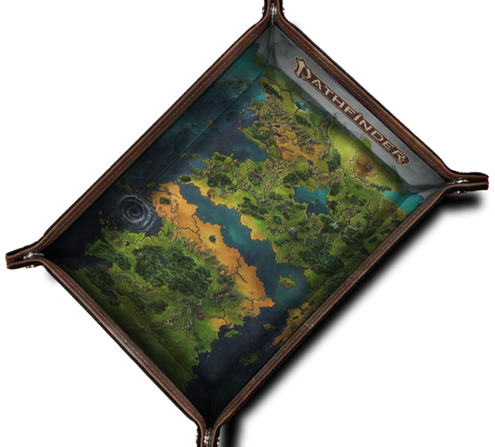 Metallic Dice Games Pathfinder Map Dice Tray - Good Games