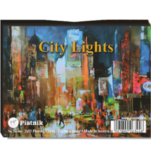 City Lights Double Pack Piatnik Playing Cards