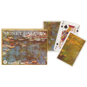Monet Lilies Double Deck Piatnik Playing Cards