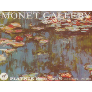Monet Lilies Double Deck Piatnik Playing Cards - Good Games