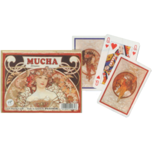 Mucha Dreams Double Pack Piatnik Playing Cards - Good Games