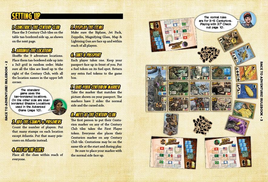 Race To Adventure Board Game
