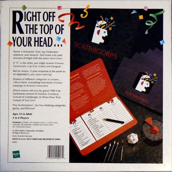 Scattergories - Good Games