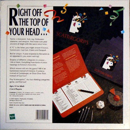 Scattergories - Good Games