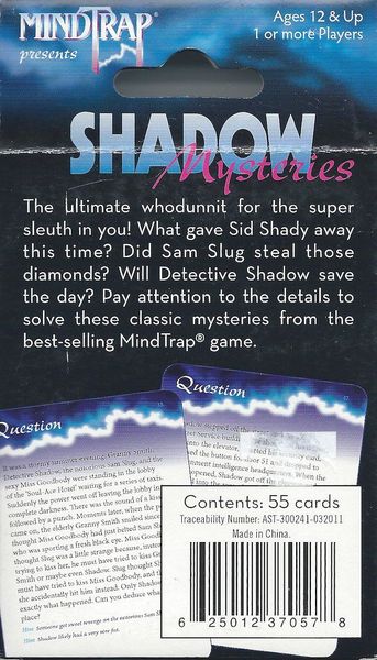 Mindtrap Shadow Mysteries - Good Games