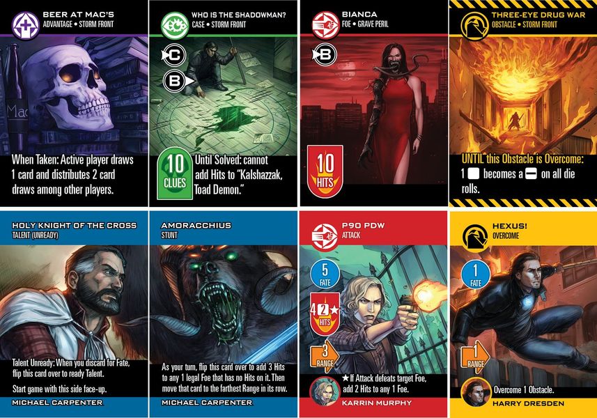 Dresden Files Cooperative Card Game