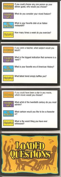 Loaded Questions The Game - Good Games
