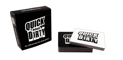 Quick and Dirty an Offensively Fun Party Game Black Edition - Good Games