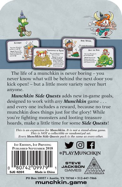 Munchkin Side Quests - Good Games