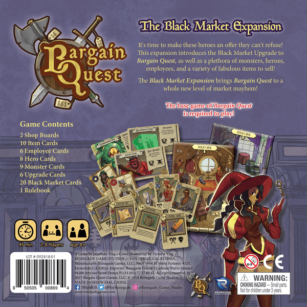 Bargain Quest Black Market Expansion - Good Games