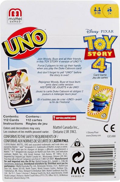 UNO Toy Story 4