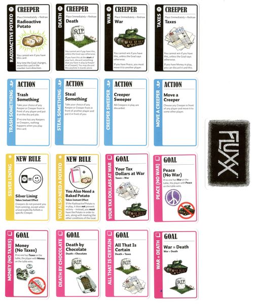 Adding in Some Cards from the Fluxx Creeper Pack