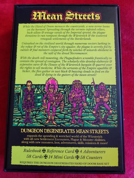 Dungeon Degenerates: Mean Streets Expansion